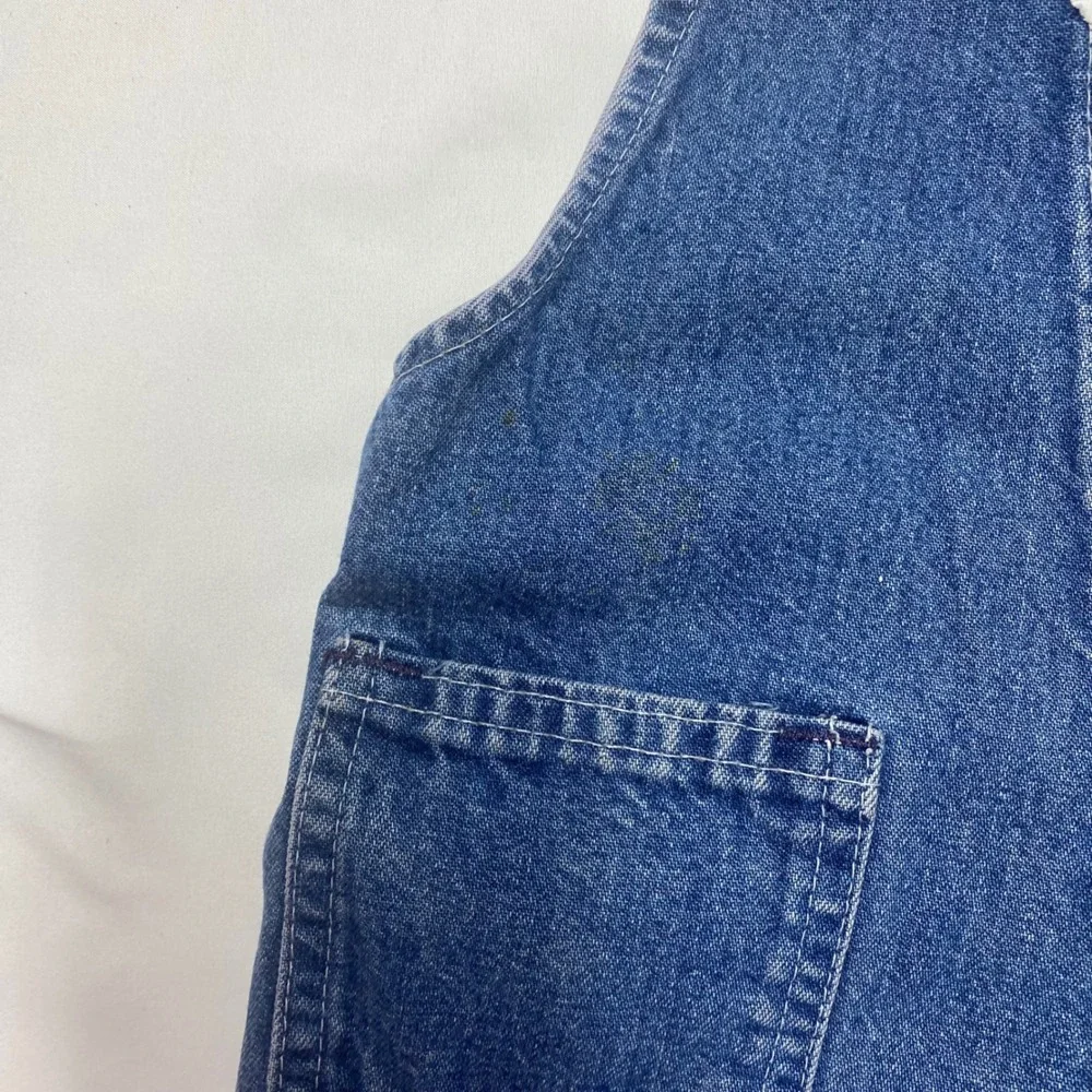 Vintage OshKosh B'gosh Denim Shortalls Vestbak Made in USA Blue 4T